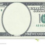 New 100 Dollar Bill Blank Template   Invitation Templates | 100Th   Free Printable Dollar Bill Template