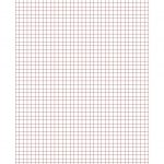 New 2015 09 17! 0.5 Cm Graph Paper With Red Lines (A4 Size) Math   Free Printable Graph Paper 1 4 Inch