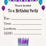 New Free Online Printable Birthday Party Invitations | Online   Make Your Own Printable Birthday Cards Online Free