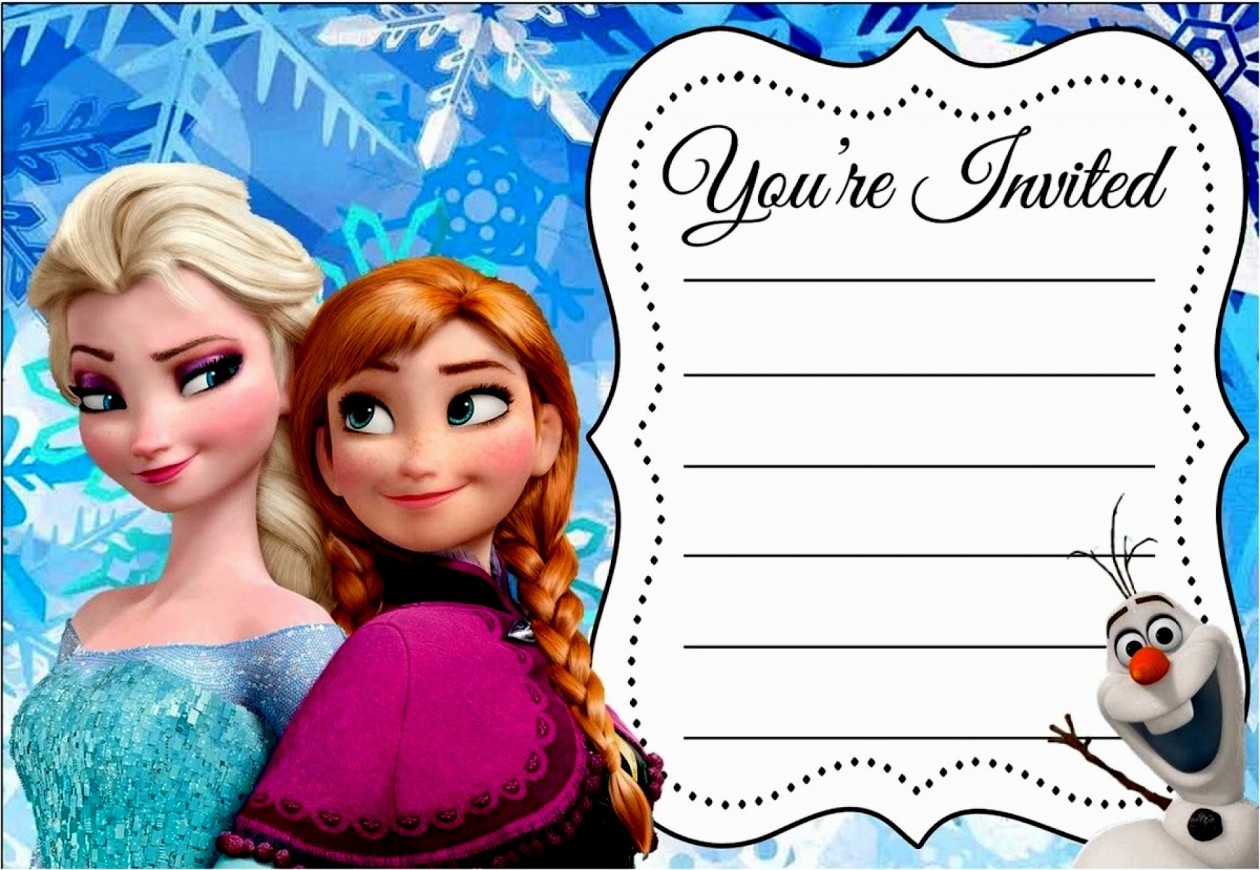 New Frozen Birthday Invitations Free Invitation Ideas Pinterest - Free Printable Frozen Birthday Invitations