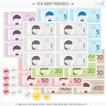New Vector Saving Up + Free Printable Play Money! | Addison Growing   Free Printable Play Money Sheets