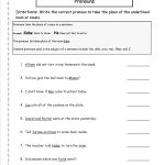 Nouns Worksheets And Printouts   Free Printable Pronoun Worksheets For 2Nd Grade