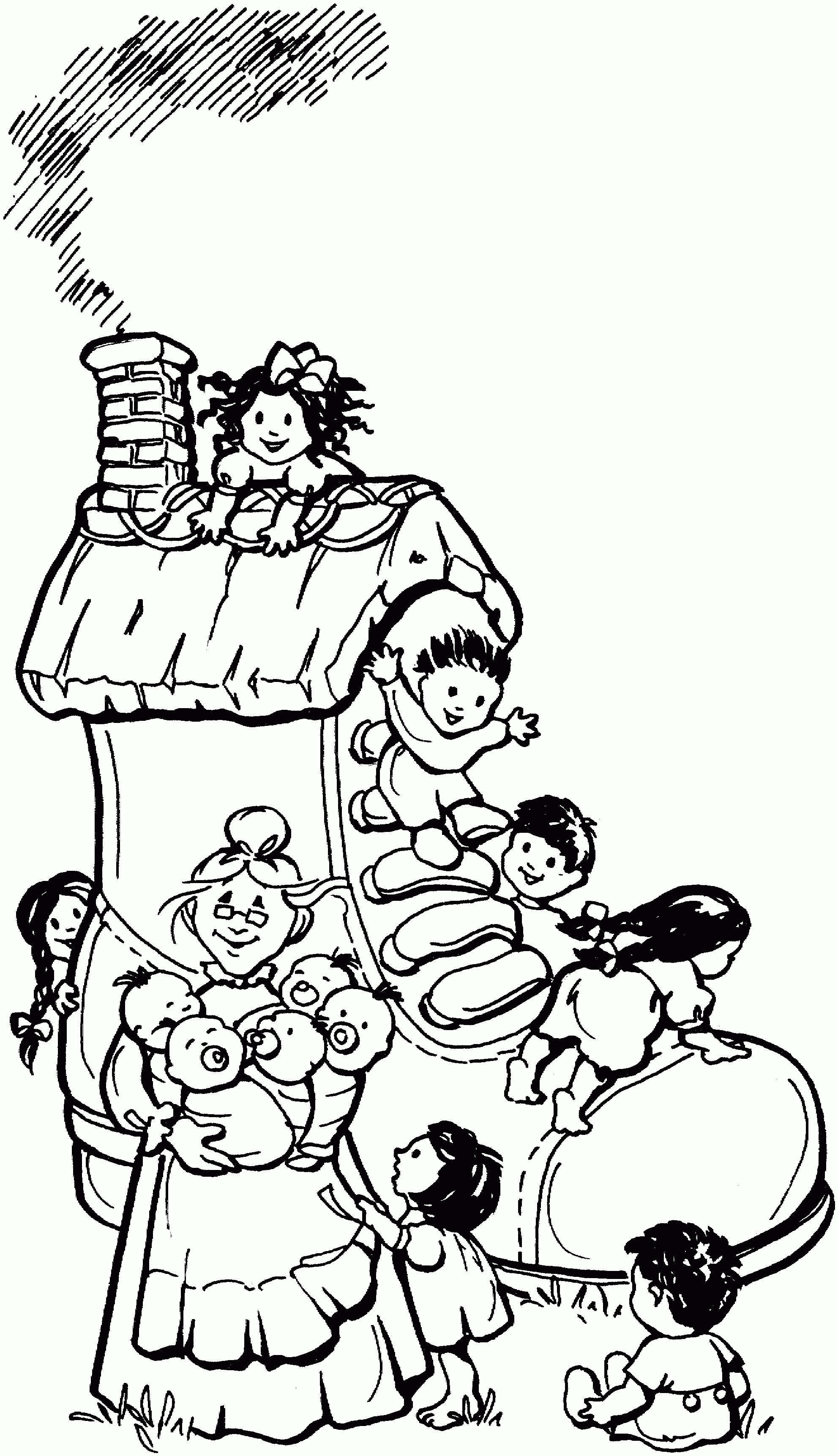 Nursery-Rhymes-Coloring-Pages-To-Print.gif (1983×3446) | Craft Ideas - Mother Goose Coloring Pages Free Printable