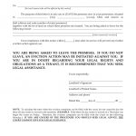 Ohio 3 Day Notice To Quit Form | Non Compliance | Eforms – Free   Free Printable Eviction Notice Ohio