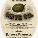 Old Design Shop ~ Free Digital Image: Vintage Boyson's Pharmacy   Free Printable Olive Oil Labels