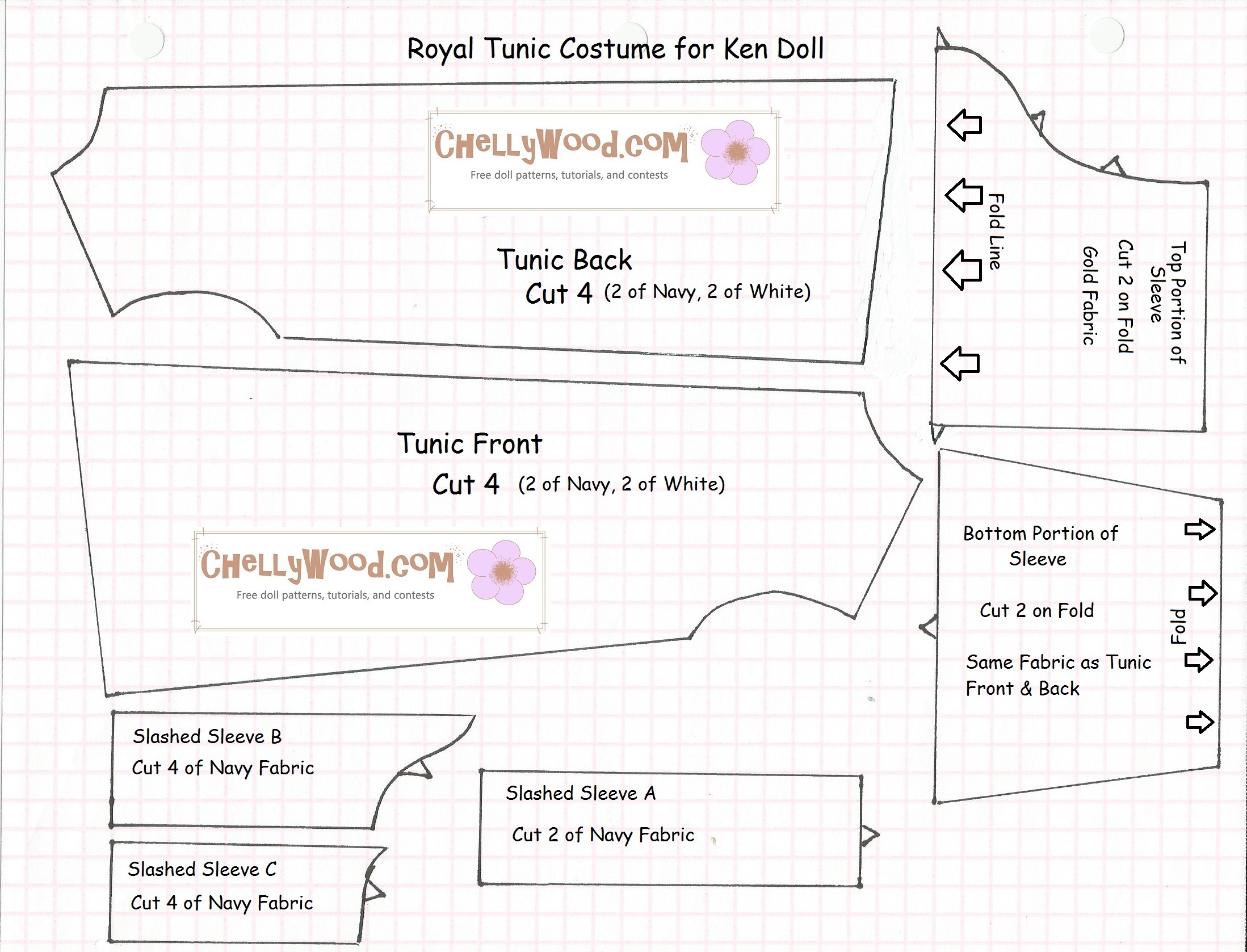 Old Pattern Page – Free, Printable Doll Clothes Sewing Patterns For - Free Printable Sewing Patterns