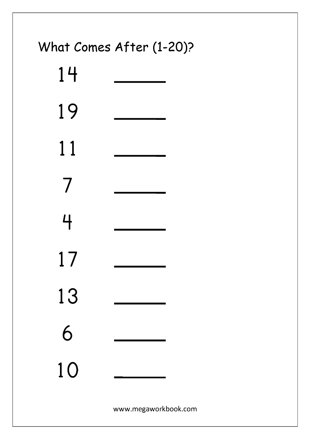 Free Printable Tracing Numbers 1 20 Worksheets Free Printable