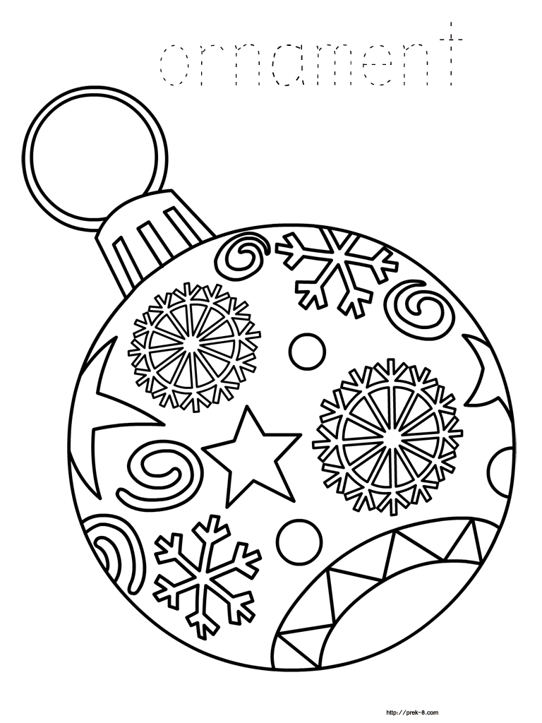 Ornaments Free Printable Christmas Coloring Pages For Kids | Paper - Free Printable Ornaments To Color