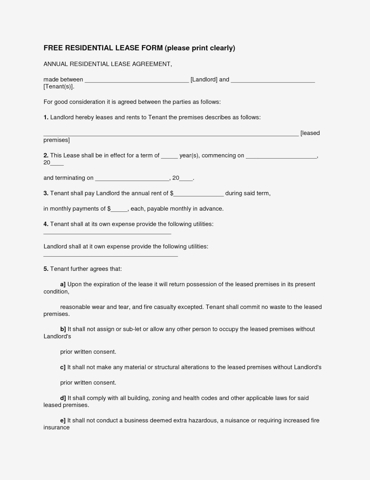 free-printable-lease-agreement-forms-free-printable