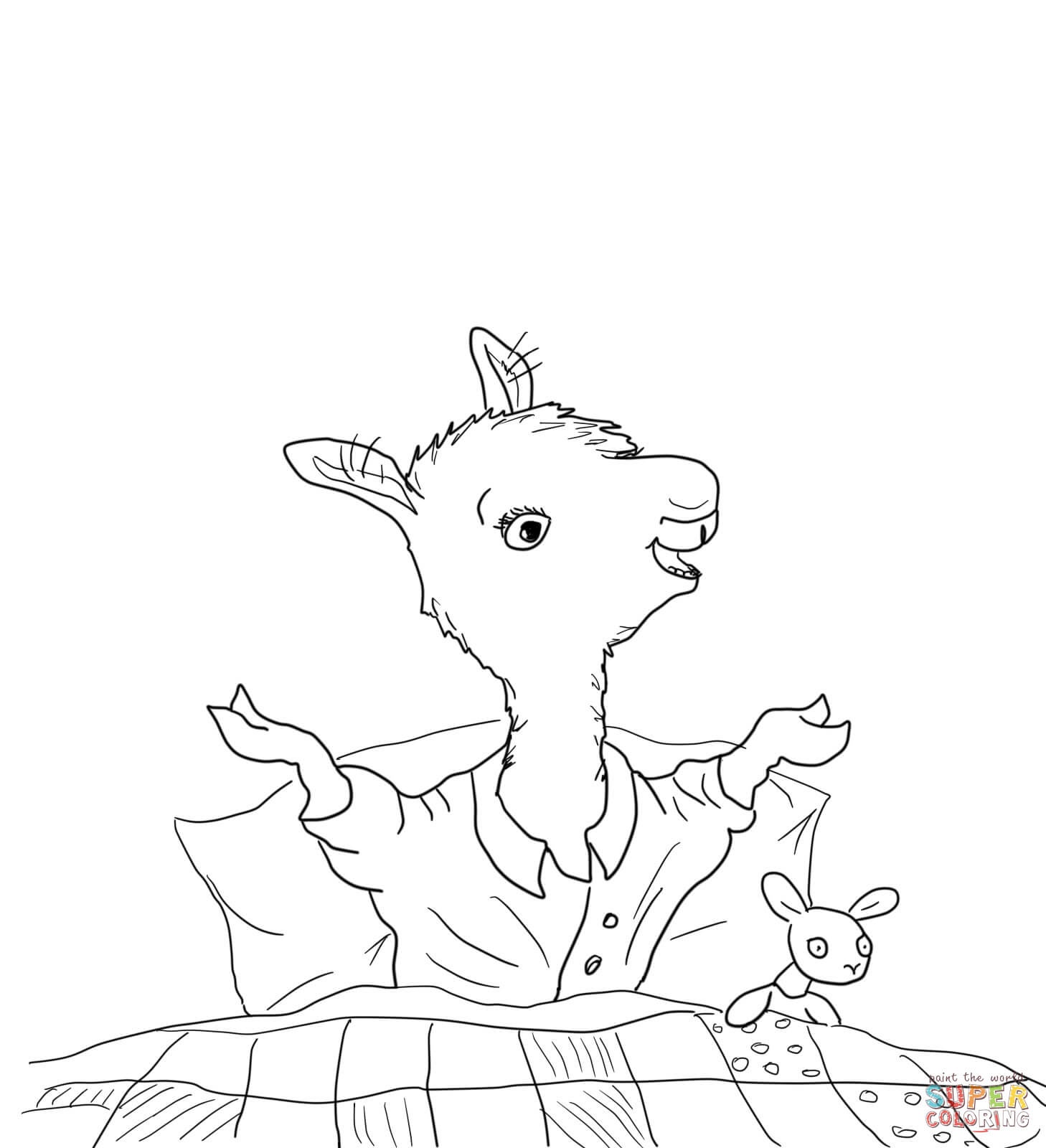 Pajamas Coloring Page - Coloring Home - Free Printable Pajama Coloring Pages