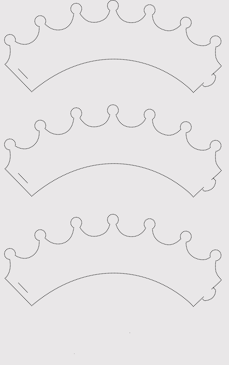 Paper Crown Templates For Prince, Princes (Print &amp;amp; Cut At Home) - Free Printable Crown