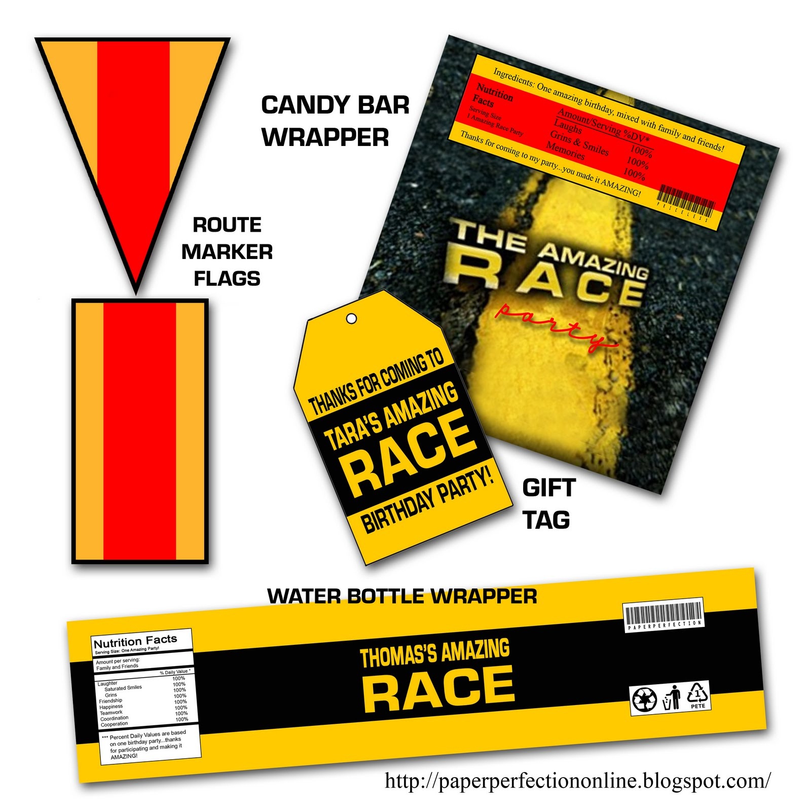 Paper Perfection: Free &amp;quot;amazing Race&amp;quot; Birthday Party Invitation - Free Printable Amazing Race Invitations