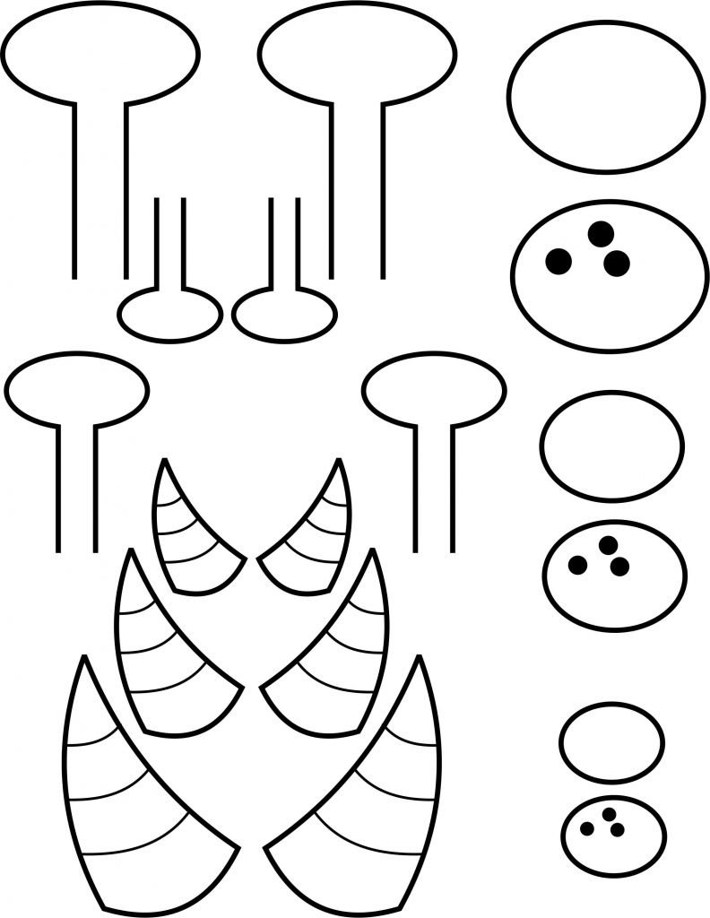 Paper Plate Monster - Free Printable Monster Templates