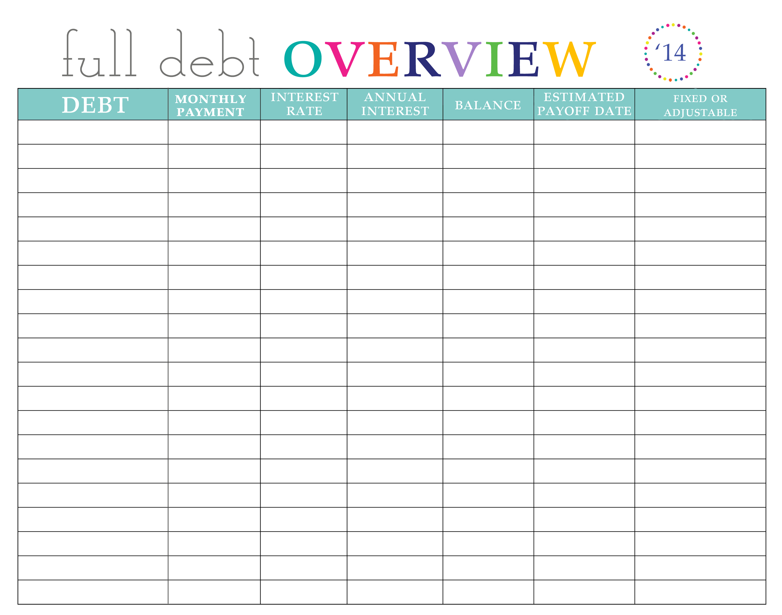 Pay Off Debt Spreadsheet Free - Tutlin.psstech.co - Free Printable Debt Snowball Worksheet