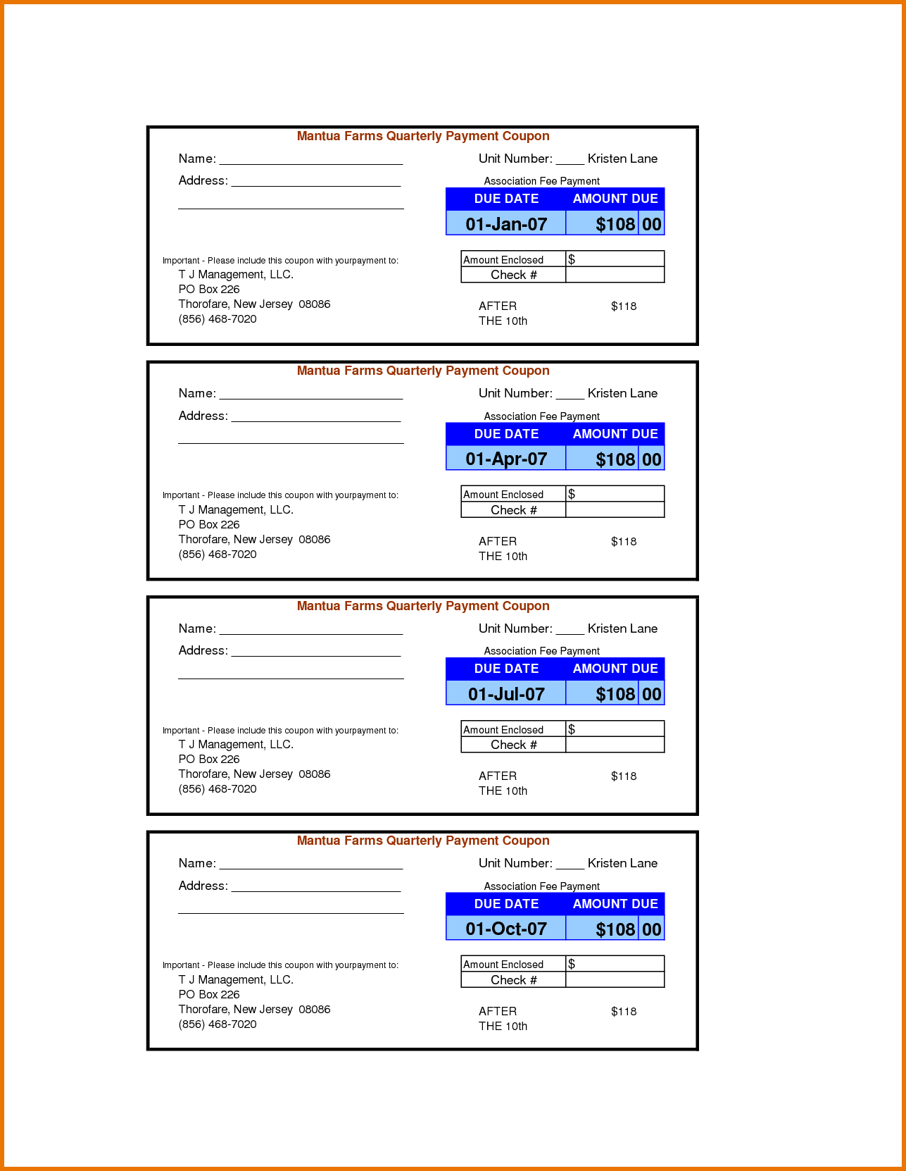 Payment Coupon Book Template - Tutlin.psstech.co - Free Printable Coupon Templates