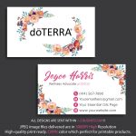 Personalized Doterra Business Card, Doterra Business Cards, Essential Oil  Business Card, Digital File Card, Dt15   Free Printable Doterra Sample Cards