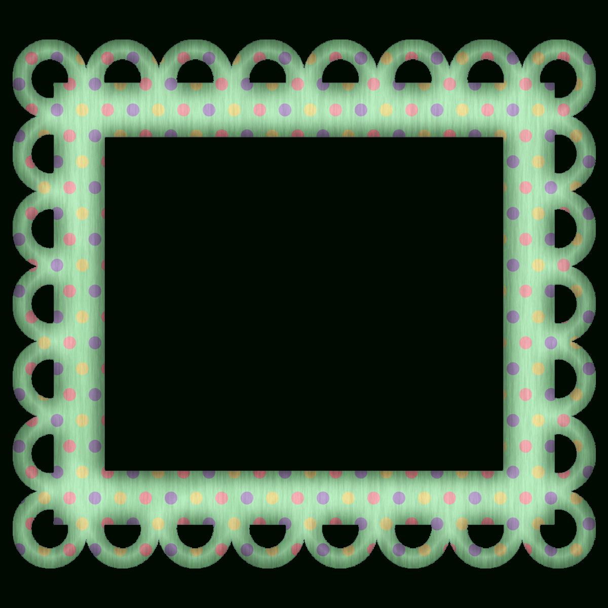 Picture Frames For Scrapbooking Free | Free Green Polka Digi - Free Printable Frames For Scrapbooking