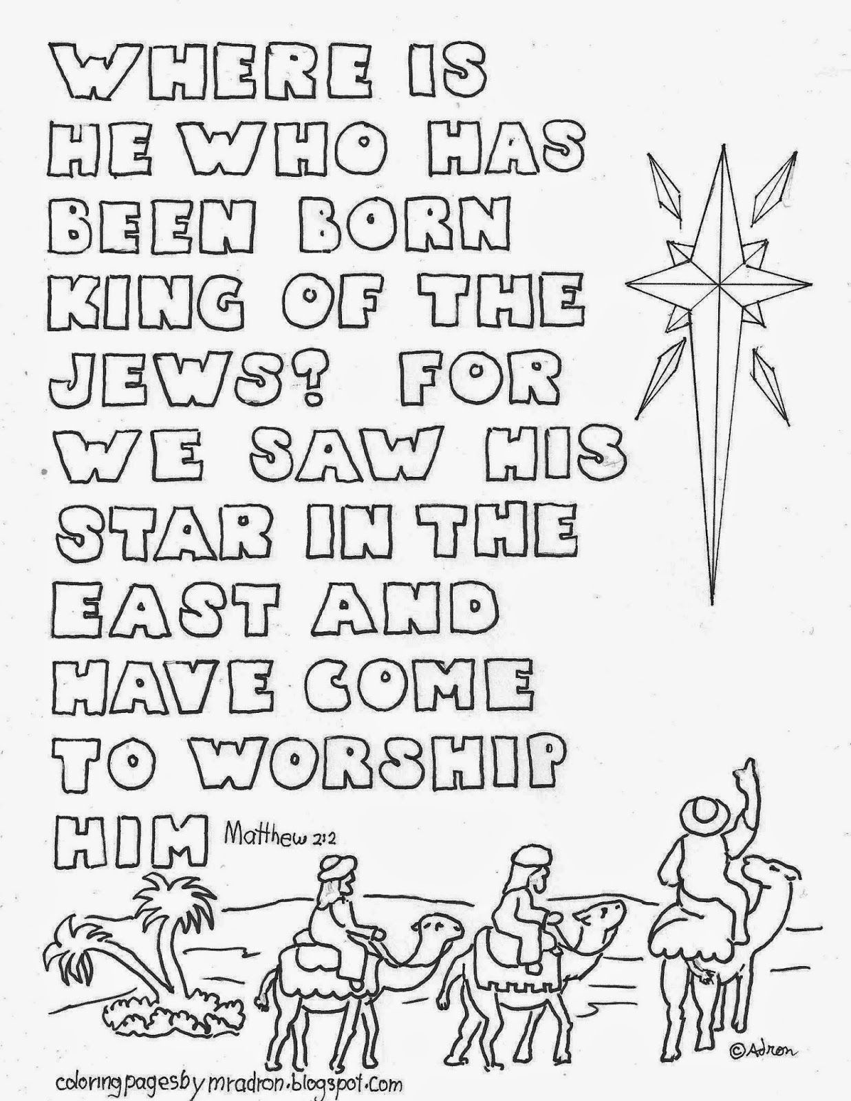 Pinadron Dozat On Coloring Pages For Kid | Christmas Bible - Free Printable Bible Christmas Coloring Pages