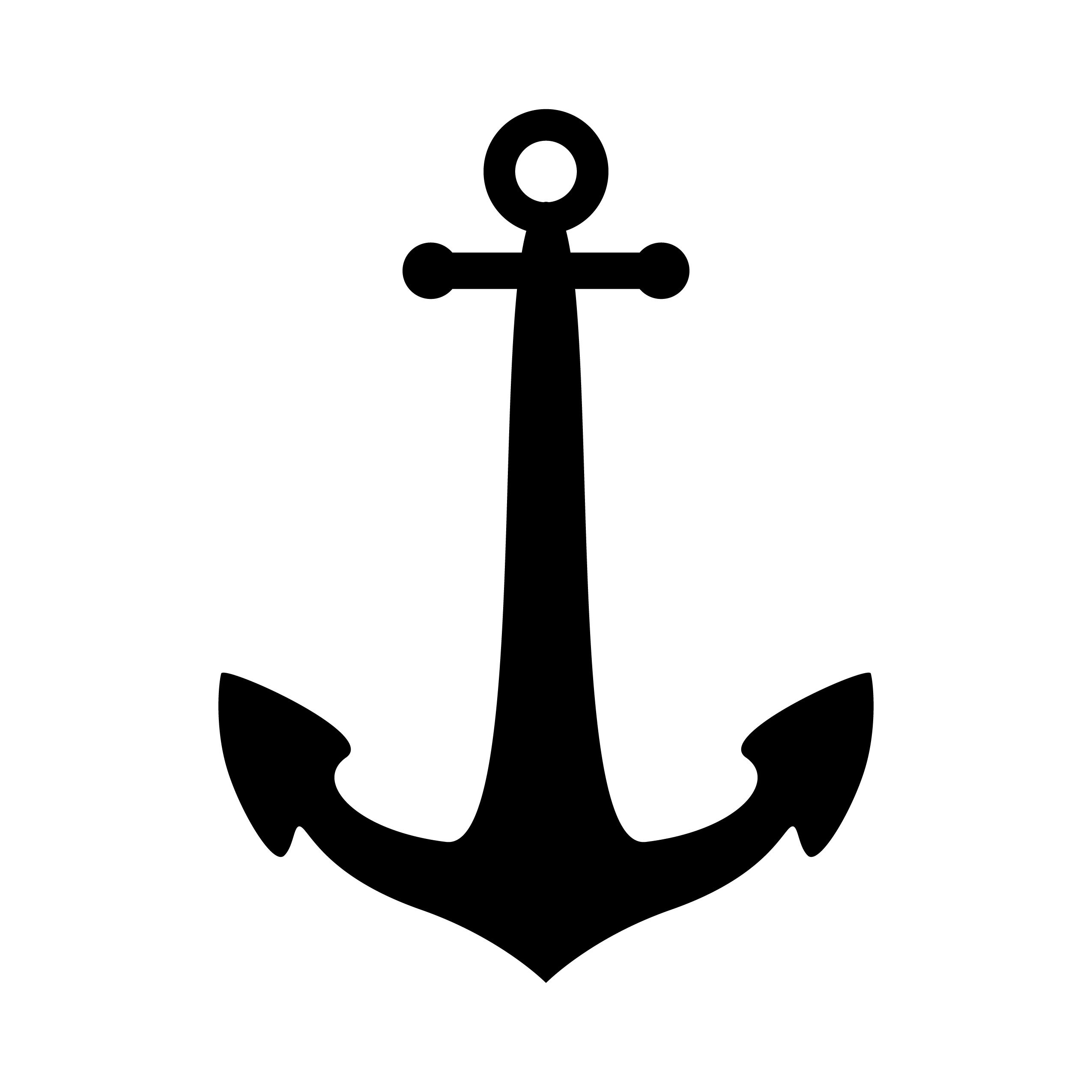Pinchristie Rarick On Free Svg Files For Cricut | Anchor Stencil - Free Printable Anchor Template