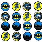 Pincindy Warner On Bottle Cap Images In 2019 | Batman Birthday   Batman Cupcake Toppers Free Printable