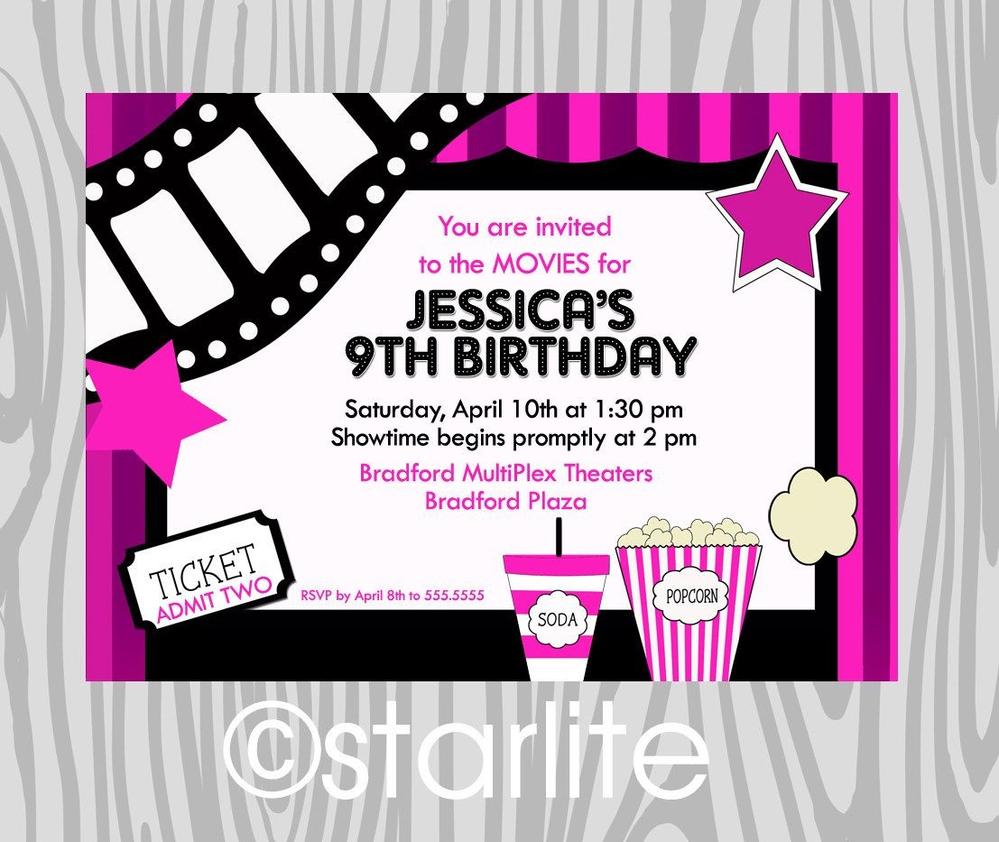 Pindrevio On Free Printable Birthday Invitation In 2019 | Kids - Movie Birthday Party Invitations Free Printable