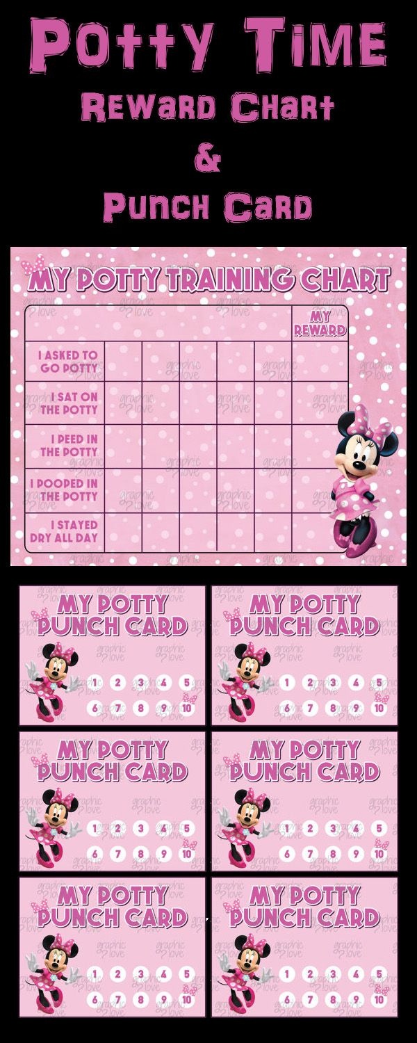 Pinjessica Gore : Stay At Home Mommy On Livin That Mom Life - Free Printable Minnie Mouse Potty Training Chart