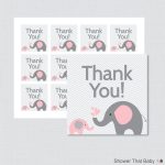 Pink Elephant Baby Shower Free Printables (82+ Images In Collection   Free Printable Elephant Baby Shower