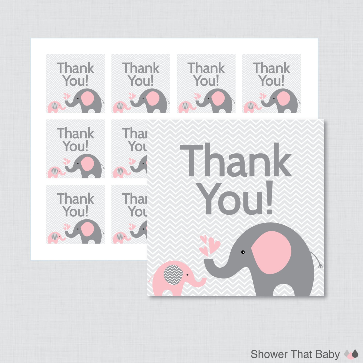 Pink Elephant Baby Shower Free Printables (82+ Images In Collection - Free Printable Elephant Baby Shower