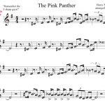 Pink Panther Sheet Music For Mobile The Pink Panther Theme1275   Free Printable Trumpet Sheet Music Pink Panther