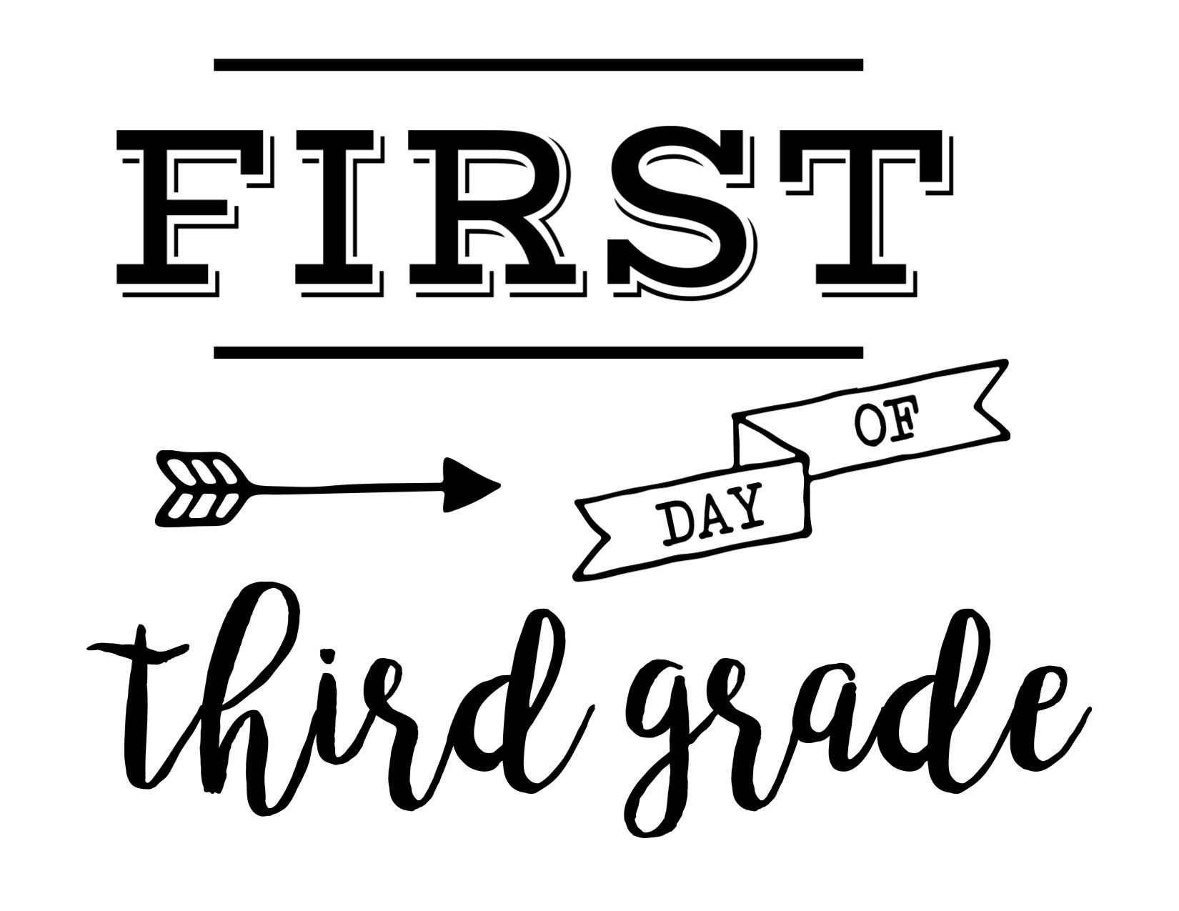Pinmichelle Fuller On Kid Ideas | Last Day Of School, School - First Day Of Fourth Grade Free Printable