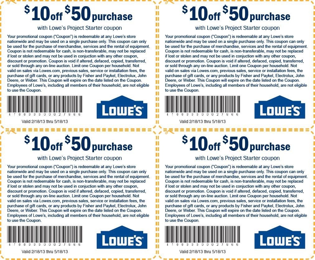 Free Printable Lowes Coupons Free Printable