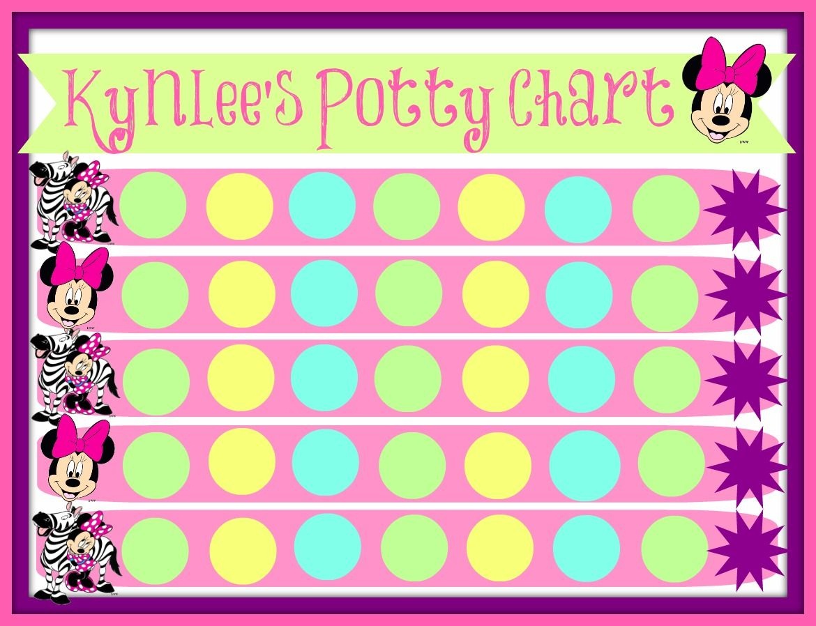 Pinstephanie French On Maddy Fun! | Printable Potty Chart, Potty - Free Printable Minnie Mouse Potty Training Chart
