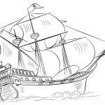 Pirate Ship Coloring Page | Free Printable Coloring Pages   Free Printable Boat Pictures