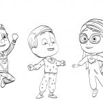 Pj Masks Pajama Heroes Coloring Page | Free Printable Coloring Pages   Free Printable Pajama Coloring Pages