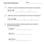 Place Value Test Worksheet   Free Printable Educational Worksheet   Homeschooling Paradise Free Printable Math Worksheets Third Grade