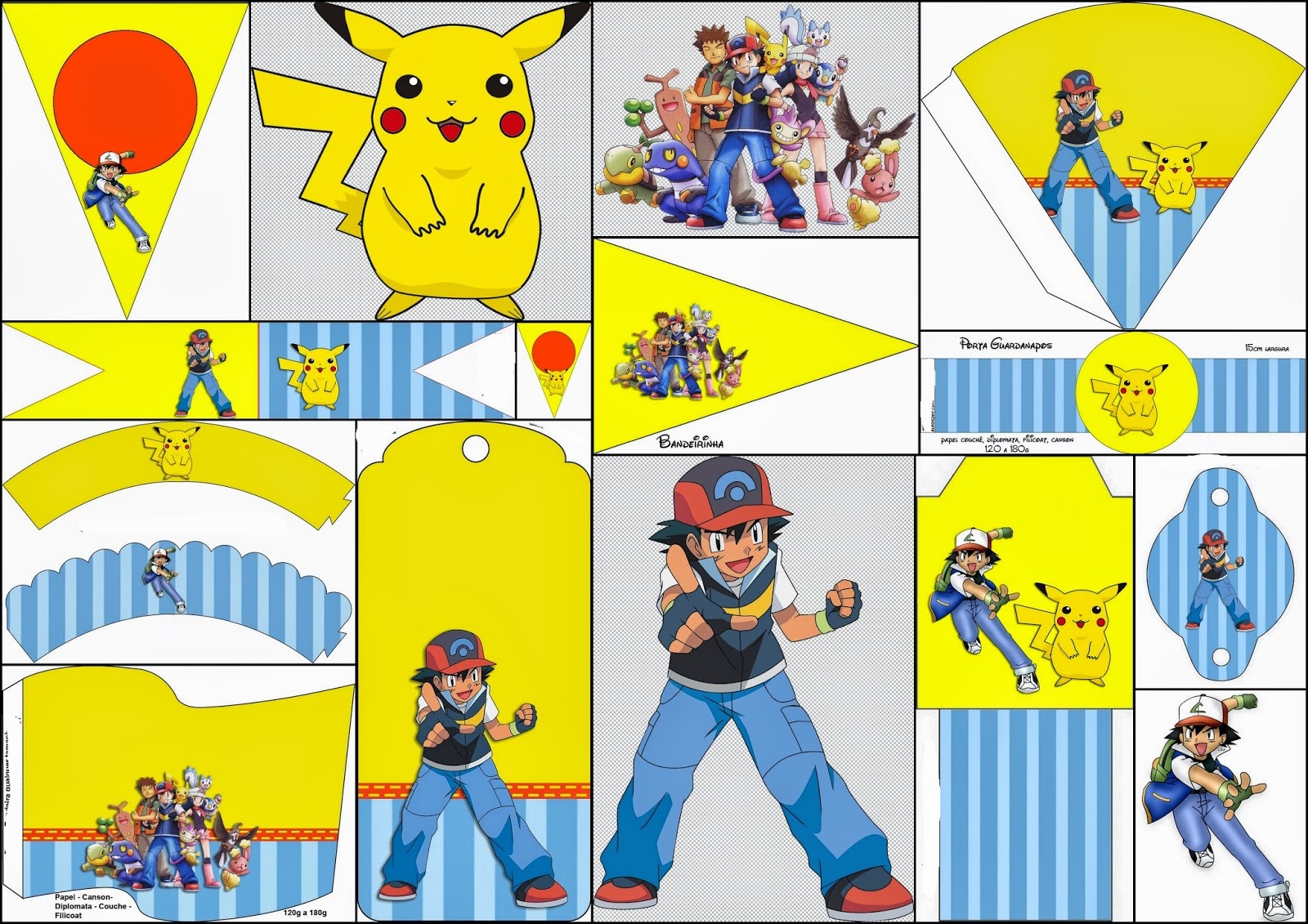 Pokemon: Free Party Printables And Images. - Oh My Fiesta! For Geeks - Free Printable Pokemon Pictures