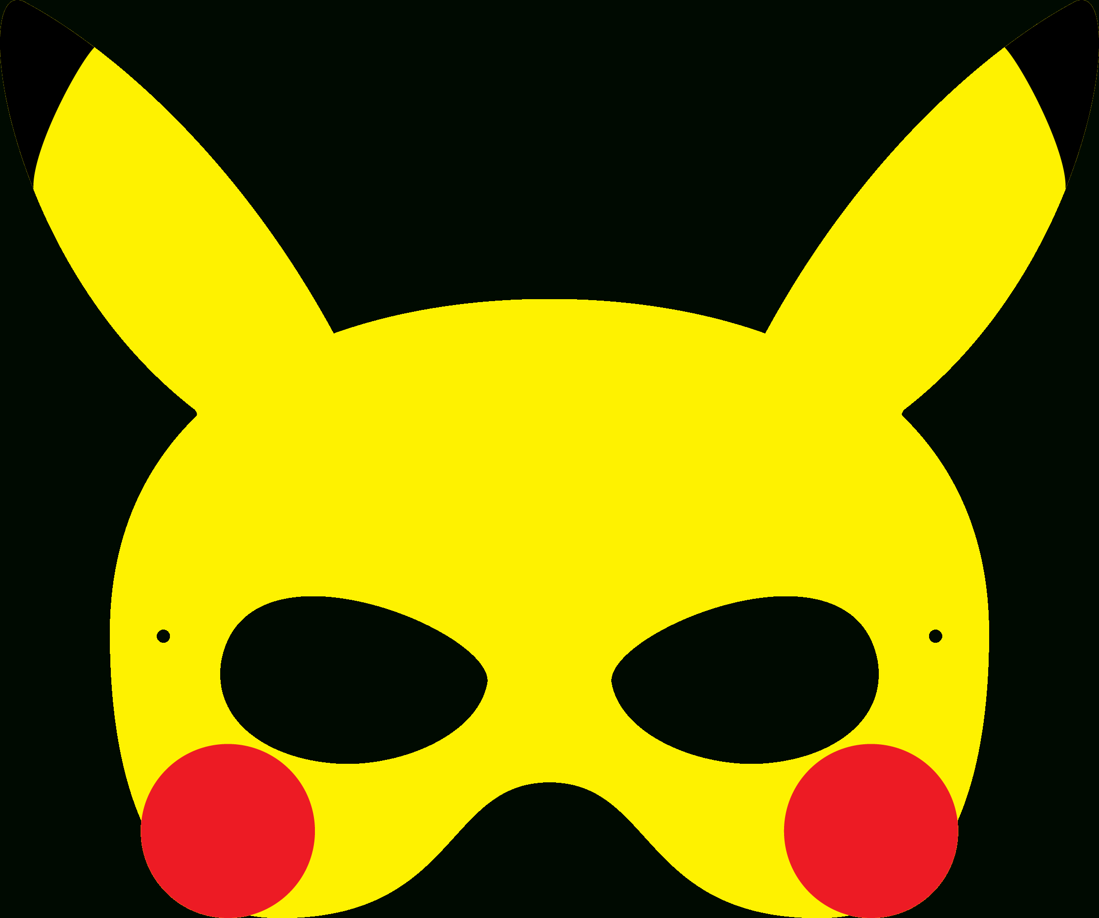 Free Printable Pokemon Masks Free Printable