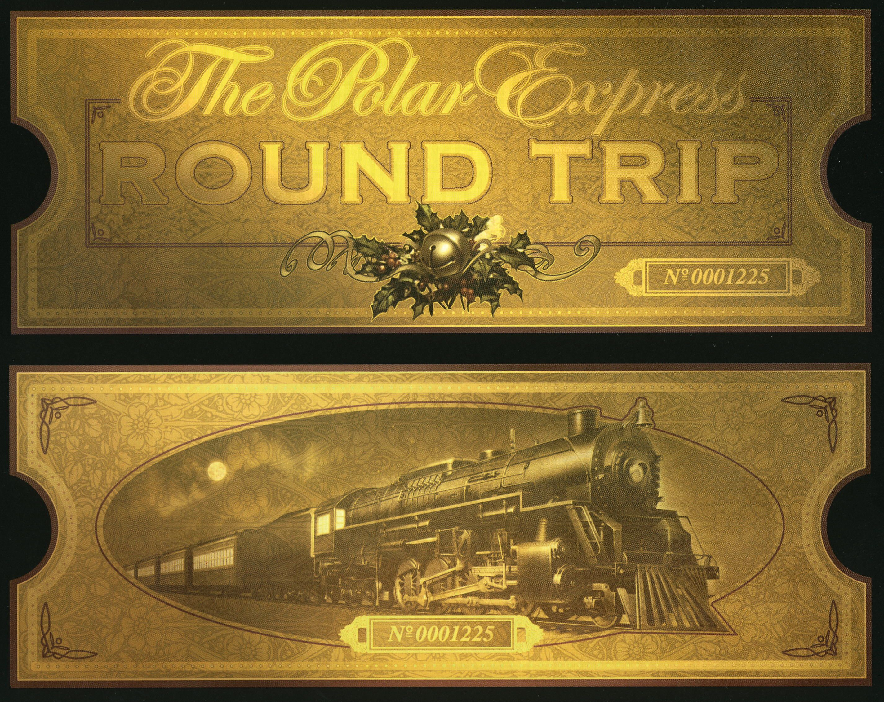 Polar Express Ticket Image | Christmas | Polar Express Party, Polar - Free Polar Express Printable Tickets