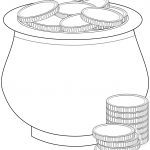 Pot Of Gold Coins Coloring Page | Free Printable Coloring Pages   Free Printable Pot Of Gold Coloring Pages