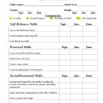 Preschool Progress Report Template | Childcare | Preschool Daily   Free Printable Preschool Report Cards