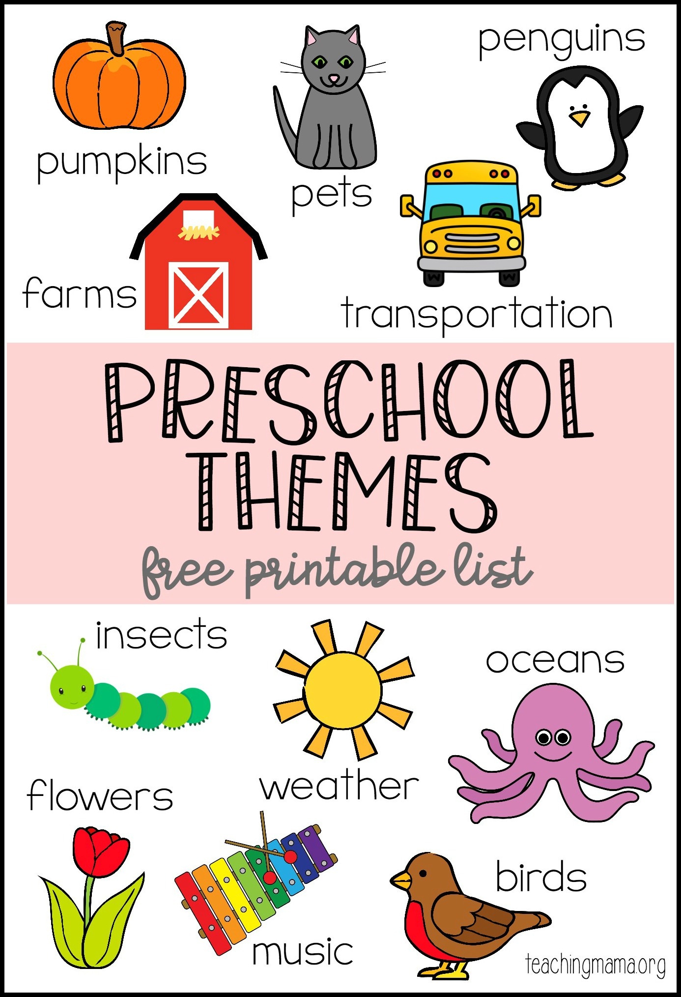 Free Printable Picture Schedule For Preschool - Free Printable