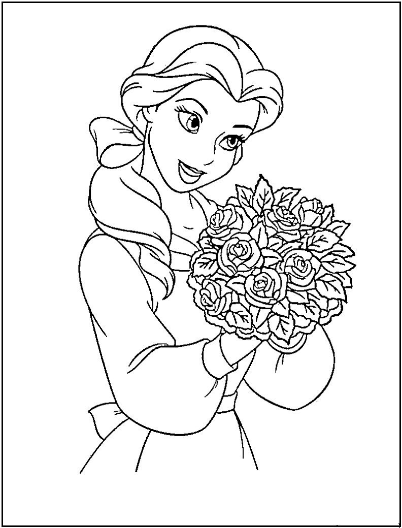 Princess Jasmine Coloring Pages Free Printable Princess Jasmine - Free Printable Princess Jasmine Coloring Pages