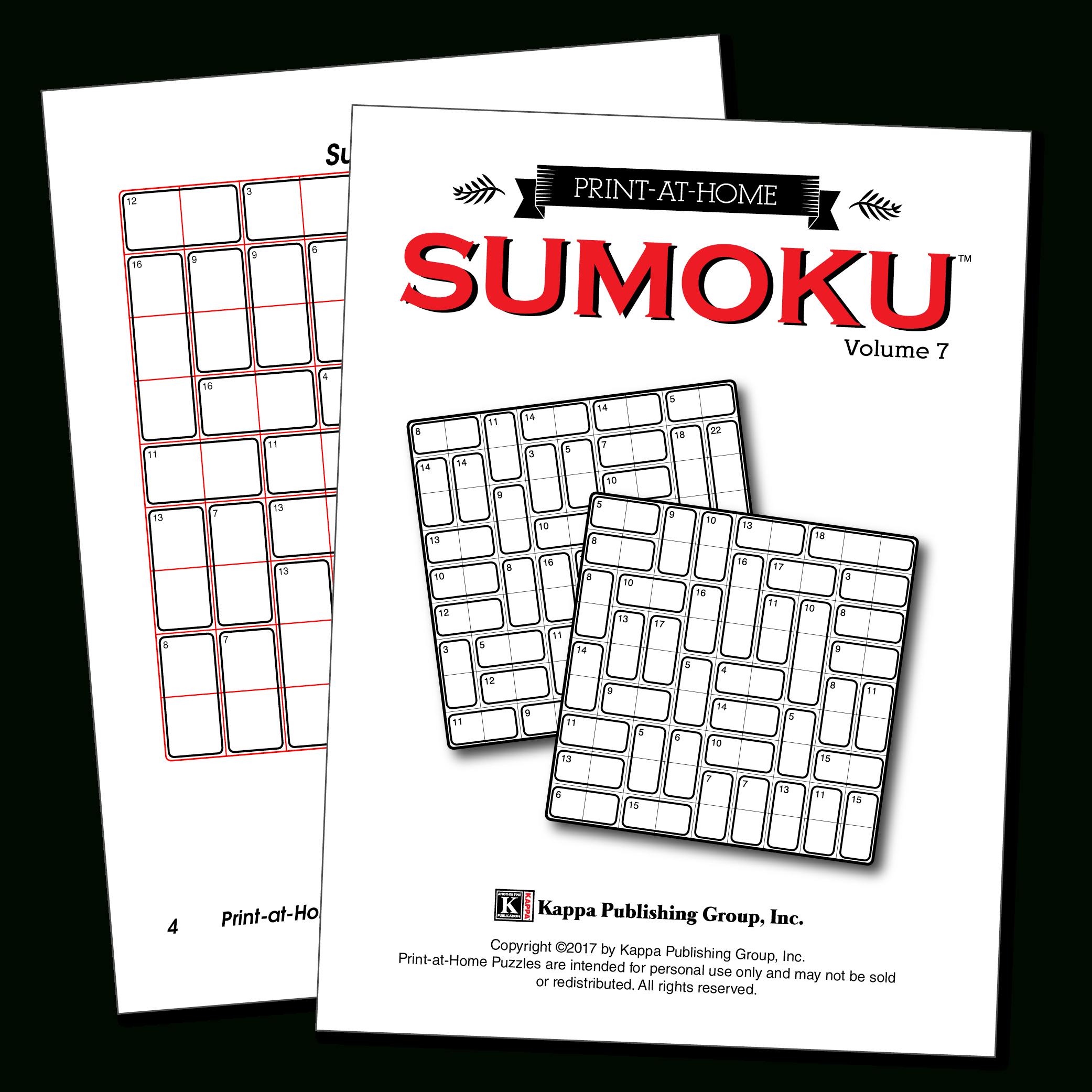 Print-At-Home Sumoku – Kappa Puzzles - Free Printable Variety Puzzles