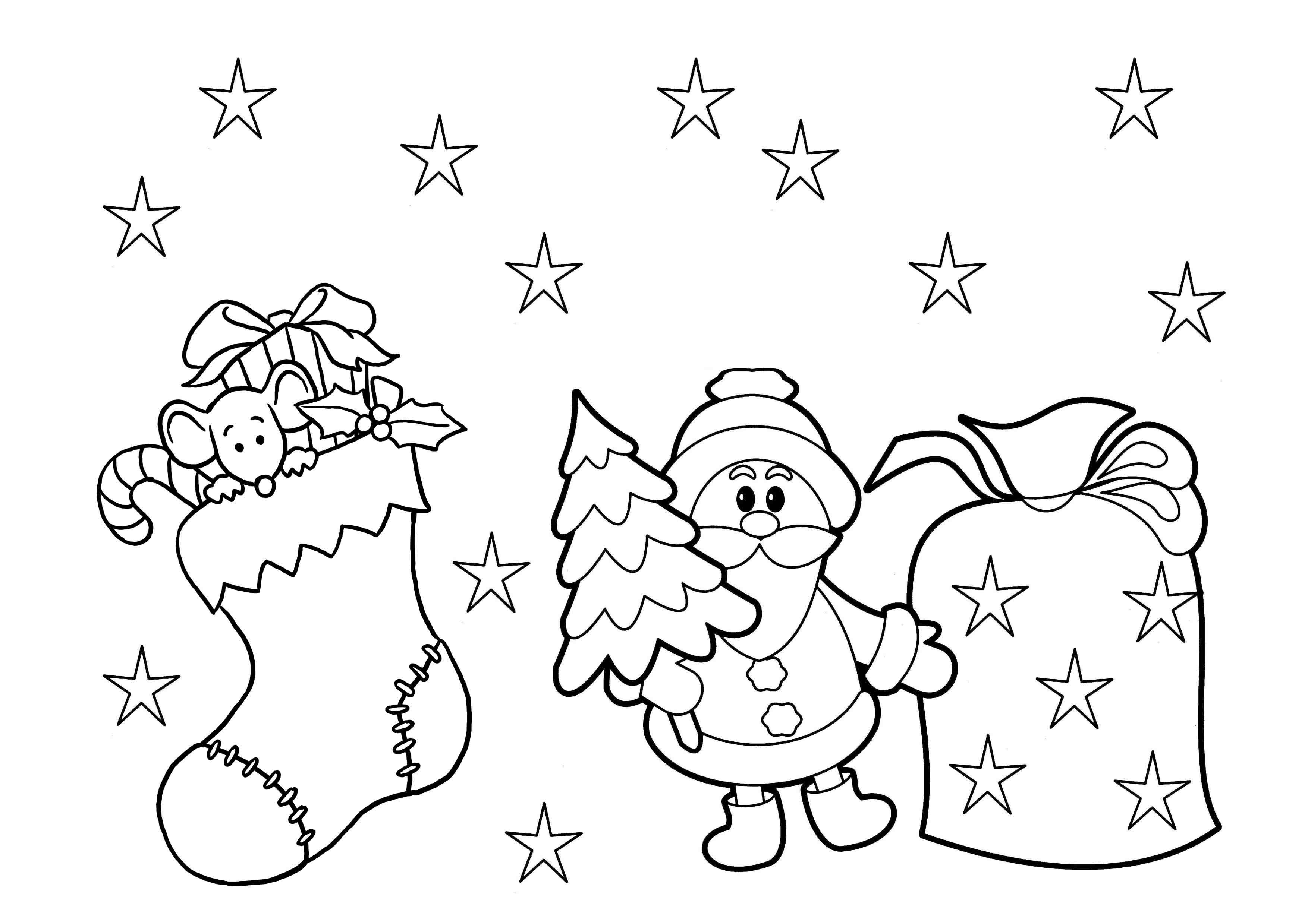 Print &amp;amp; Download - Printable Christmas Coloring Pages For Kids - Free Printable Christmas Books For Kindergarten