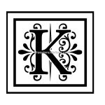 Print K Letter Stencil   Free Stencil Letters   Online Letter Stencils Free Printable