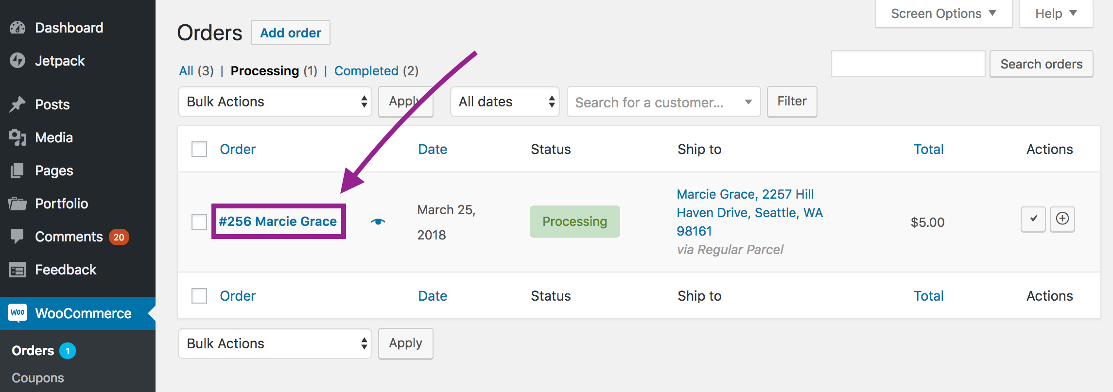 Print Shipping Labels With Woocommerce Shipping - Woocommerce Docs - Free Printable Shipping Labels