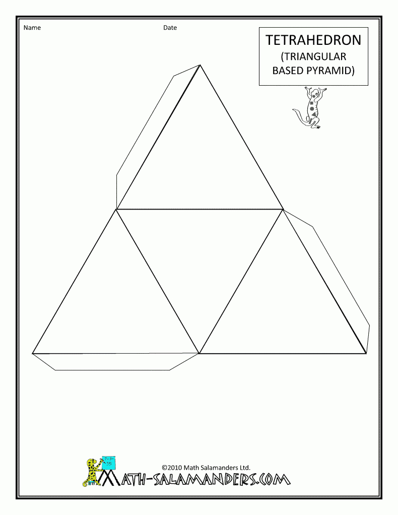 Printable 3D Shapes Free | Teaching Shapes, Patterns And Graphs | 3D - Free Printable Geometric Shapes