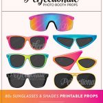 Printable 80S Sunglasses Photo Booth Prop Printable 80S | Etsy   80S Photo Booth Props Printable Free