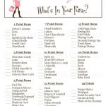 Printable Baby Shower Game What S In Your Pursephotogreetings   Free Printable Baby Shower Game What's In Your Purse