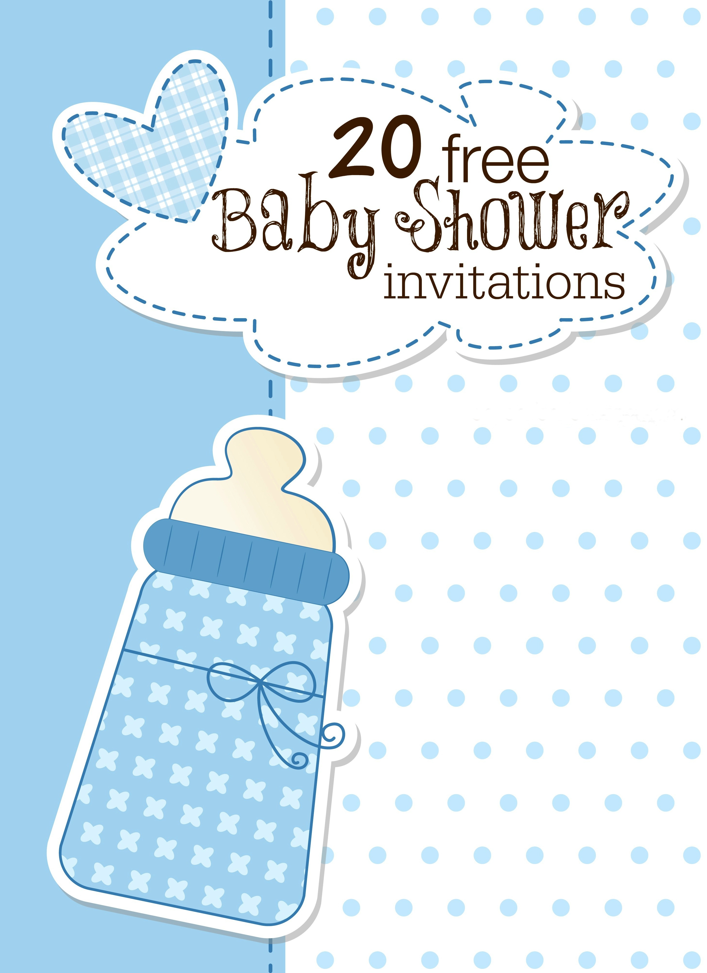 Printable Baby Shower Invitations - Free Printable Elephant Baby Shower Invitations